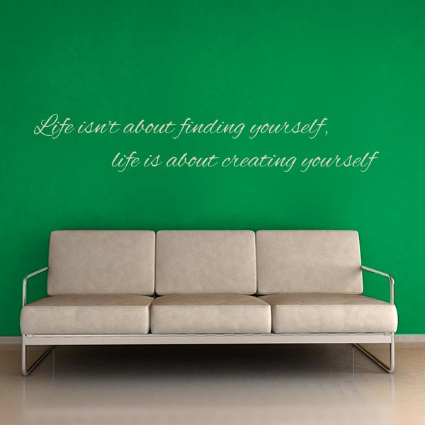 Finding Yourself Quote Wall Decal