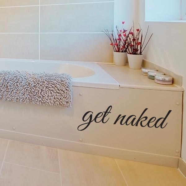 Get Naked Wall Decal