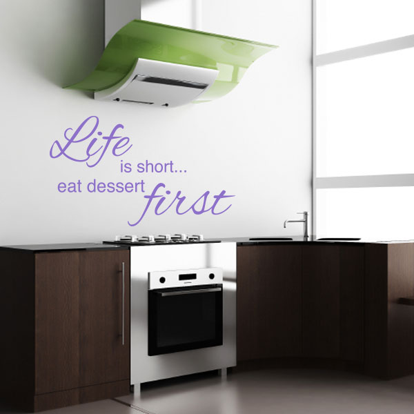 Life is Short Quote Wall Decal