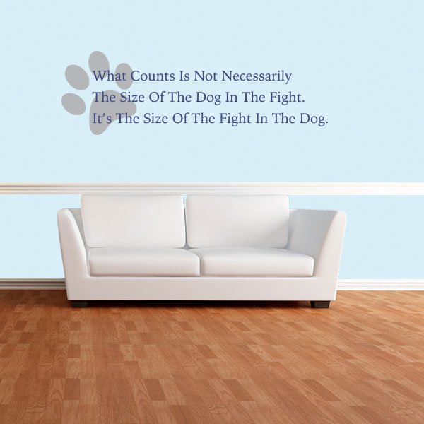 Dog Quote Wall Decal