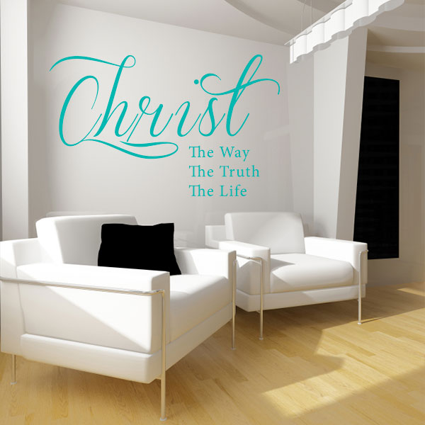 Christ Quote Wall Decal | Wall Decal World