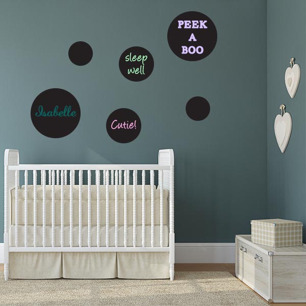 Chalk Wall Decal Polka Dot Pack