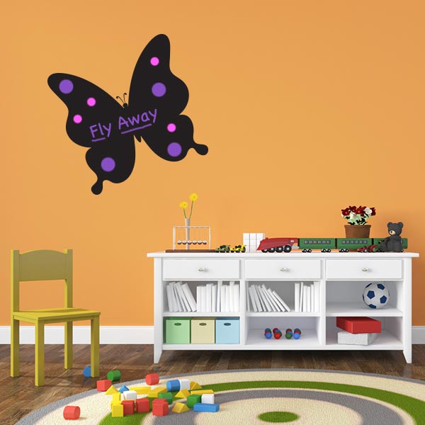 Butterfly Chalk Wall Decal