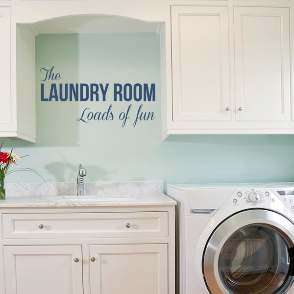 Laundry Loads of Fun Wall Decal