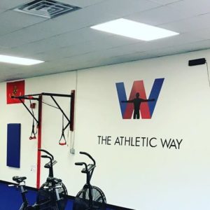 The Athletic Way Logo Wall Decal