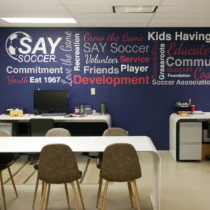 Say Soccer Wall Decal