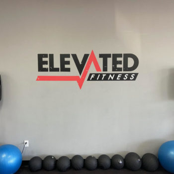 Elevated Fitness Gym Wall Decal
