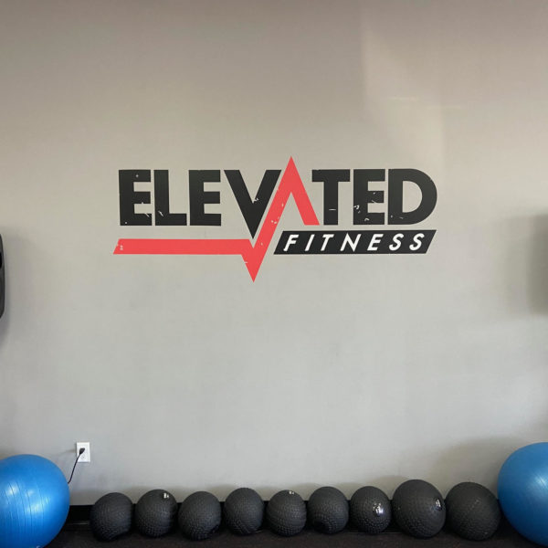 Elevated Fitness Gym Wall Decal