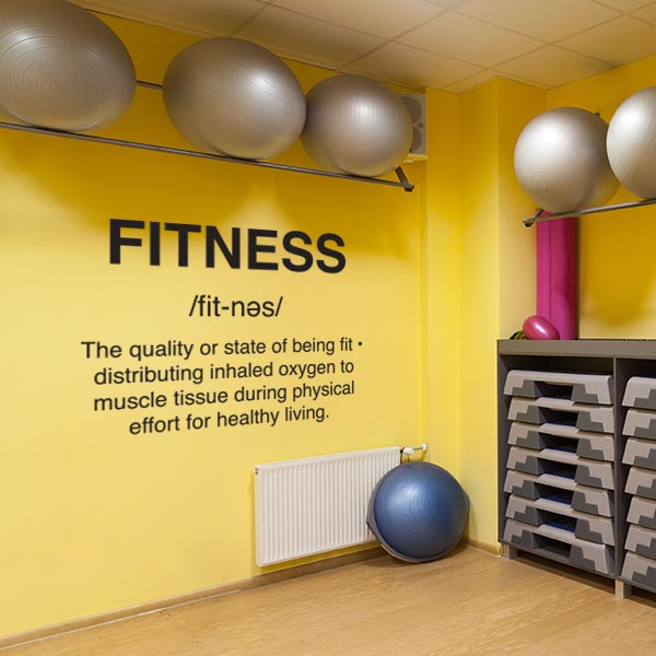 Fitness Definition Wall Decal