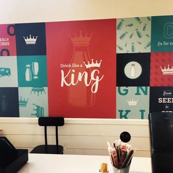 King Dairy Wall Wrap