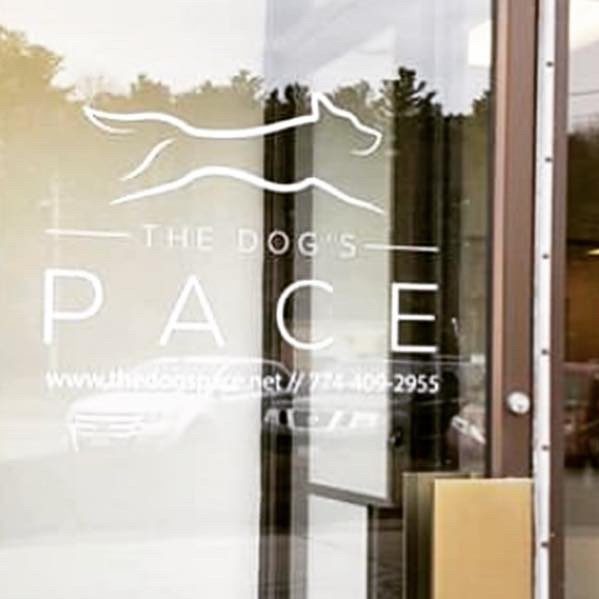 The Dogs Pace - Glass Door Wall Decal