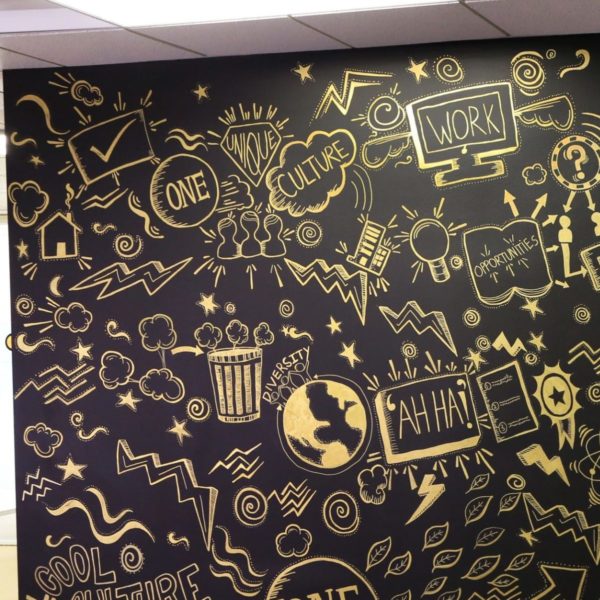 Realty One Group Doodle Wall Wrap