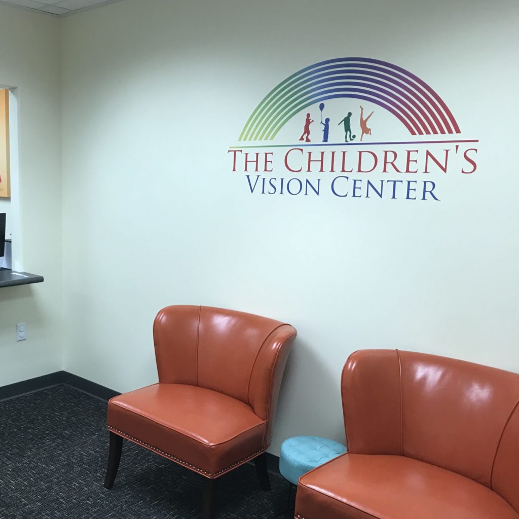 Vision Center 3 ft logo wall decal