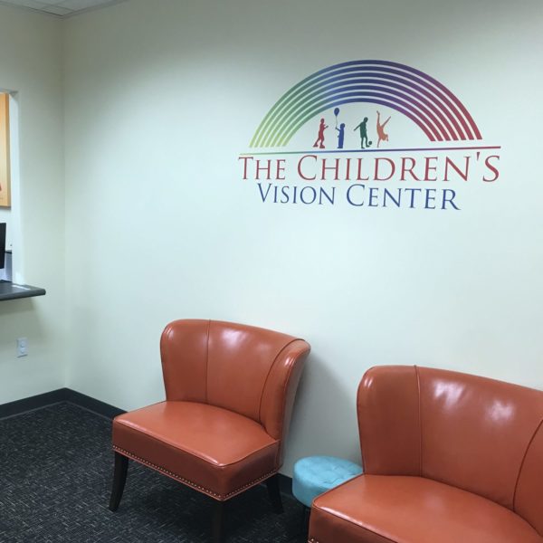 Vision Center 3 ft logo wall decal