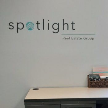 Spotlight Real Estate Logo Wall Decal