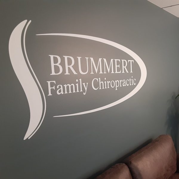 Brummert Chiropractic Logo Wall Decal at 4 ft