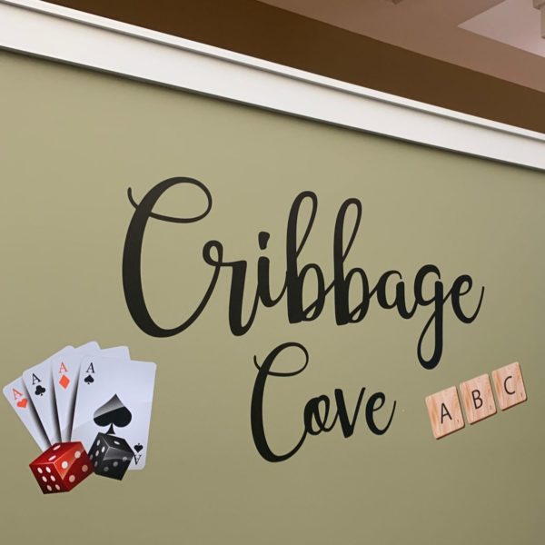 Cribbage Wall Decal - Senior Living