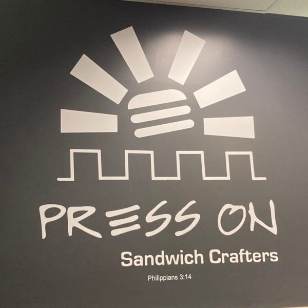 Press On Sandwich Crafters Wall Decal