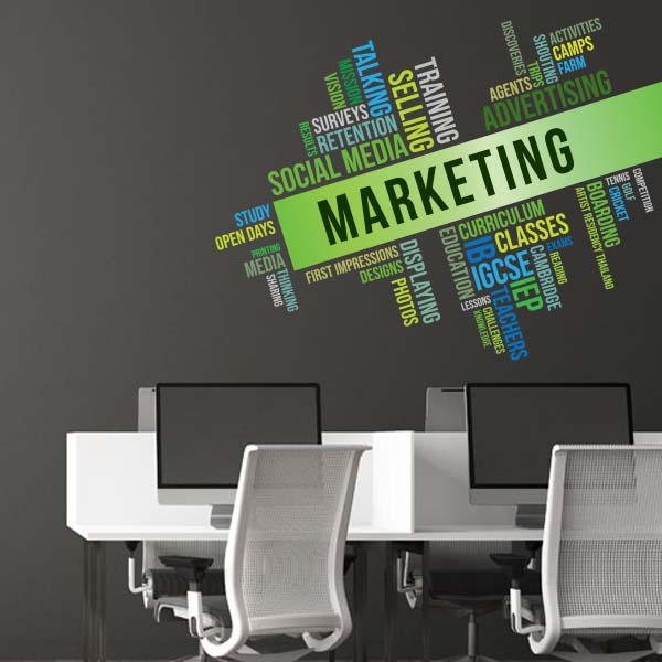 Marketing Wall Decal