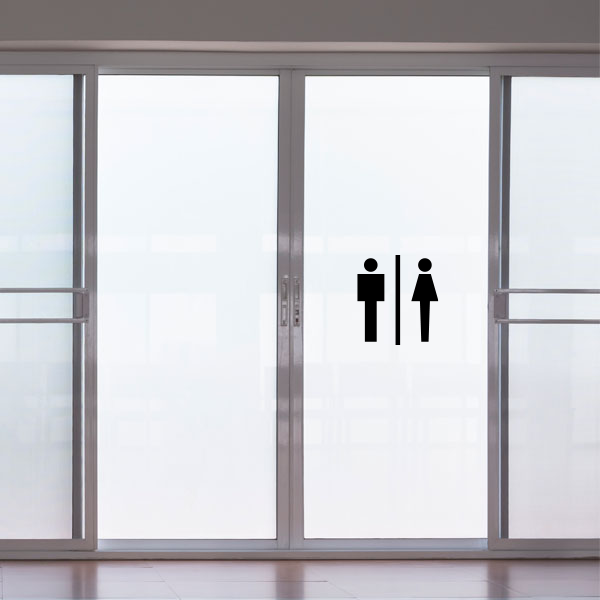 Restroom Wall Decal